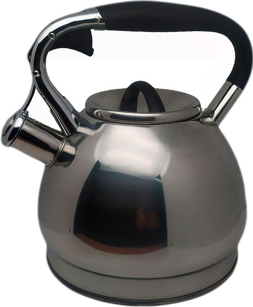 Чайник со свистком Krauzer Palladium 78416 3 л Серебристый (8-6-5134689)