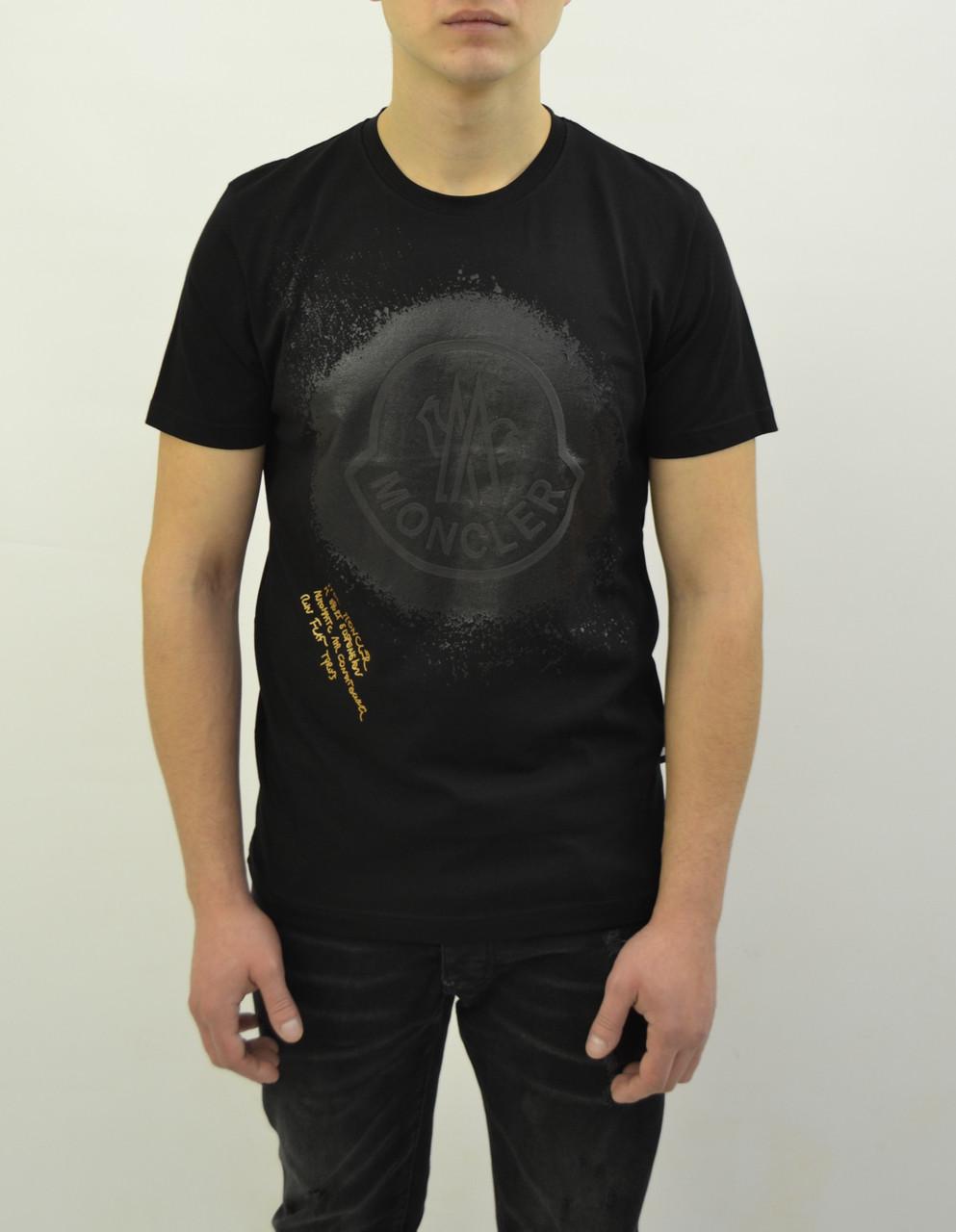 Футболка чоловіча Moncler MC11781BL 3XL