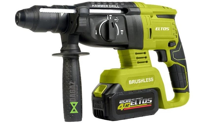 Перфоратор акумуляторний Eltos ПА-20/26DFR BL DFR-патрон 20В (56547)