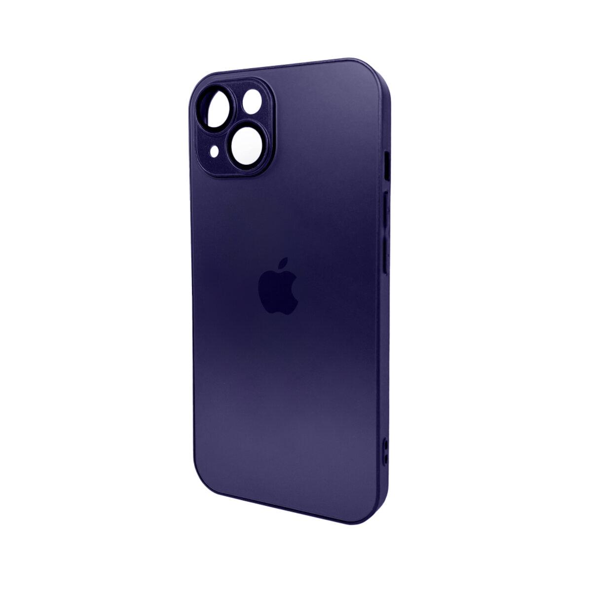Протиударний чохол для Apple iPhone 14 AG Glass Matt Frame Color / Deep Purple