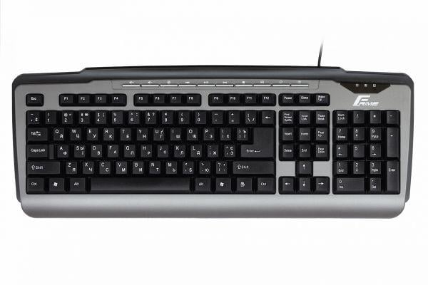 Клавиатура Frime Classic Keyboard USB Black-Silver (FKBB0323) Клавиатура Frime Classic Keyboard USB Black-Silver (FKBB0323)