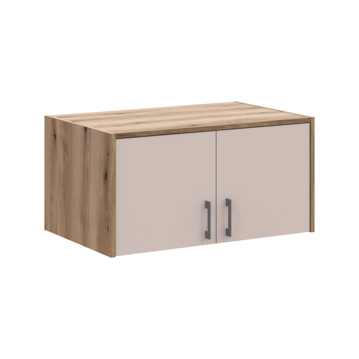 Антресоль Ронді 2 ДСП 82х52х41 см Дуб Артізан/Кашемір (80737813) - фото 2 Антресоль Ронді 2 ДСП 82х52х41 см Дуб Артізан/Кашемір (80737813) - фото 2