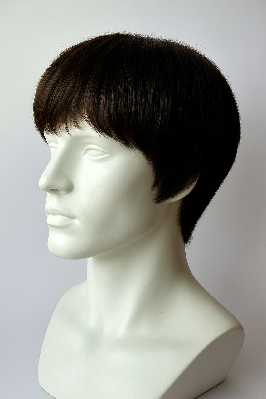 Парик мужской из натуральных волос Черный (29279454)