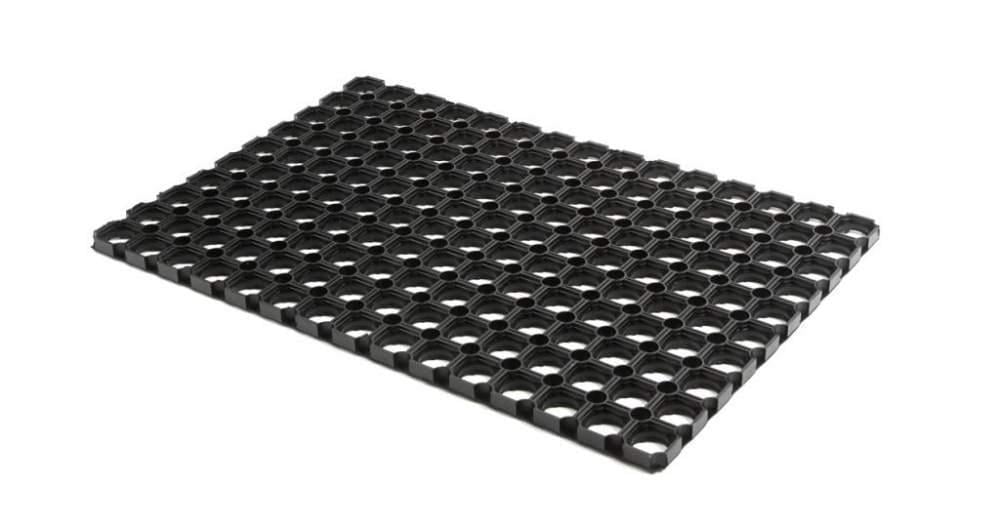 Коврик для входной зоны Соты на резиновой основе нескользящий 60x90 см Черный (147-46-к0046) Коврик для входной зоны Соты на резиновой основе нескользящий 60x90 см Черный (147-46-к0046)