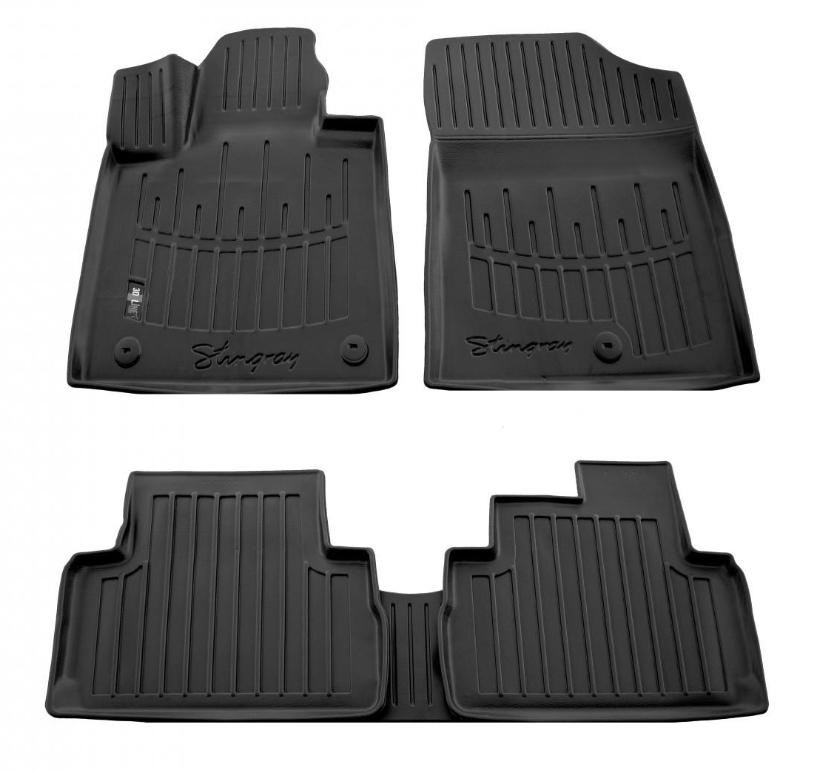Коврики резиновые Stingray для Hyundai Santa Fe IV TM 2020- с бортом 5 шт. (5009145)