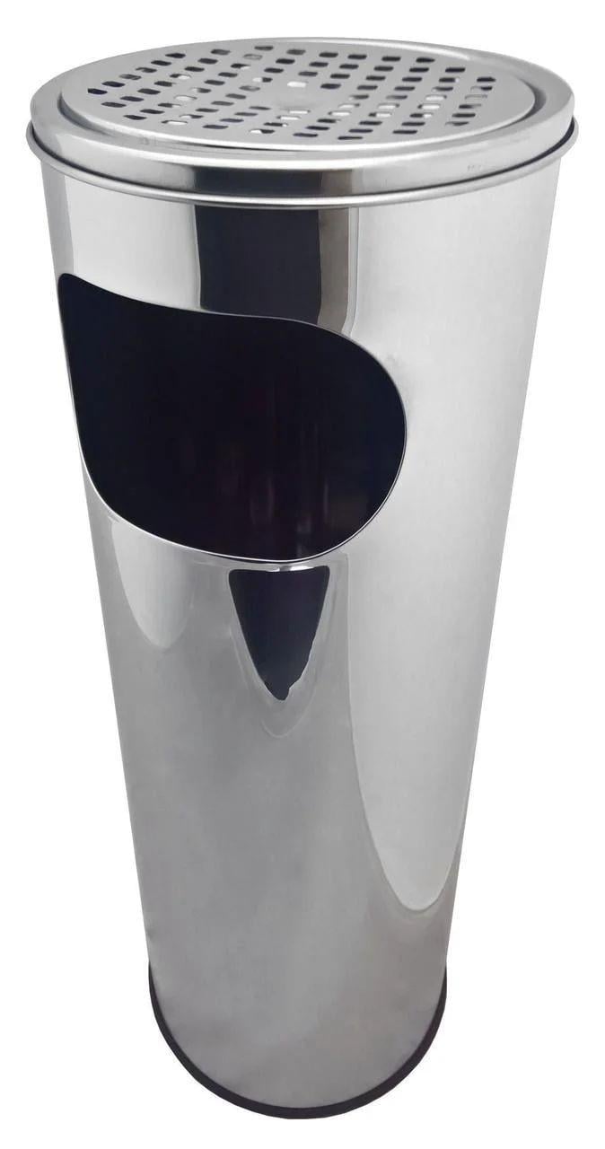 Урна-пепельница из нержавеющей стали 12 л (EF-2158-12L) Урна-пепельница из нержавеющей стали 12 л (EF-2158-12L)