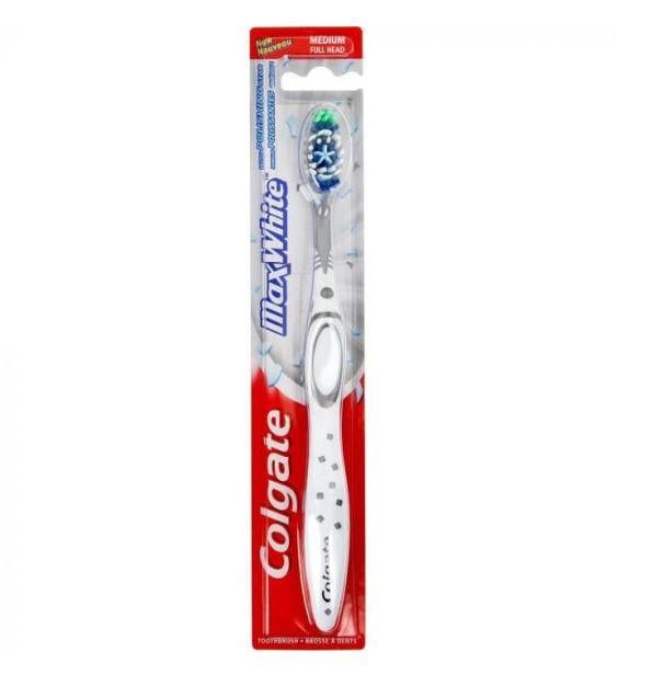 Зубна щітка Colgate MaxWhite середня 1 шт. (6001067025931)