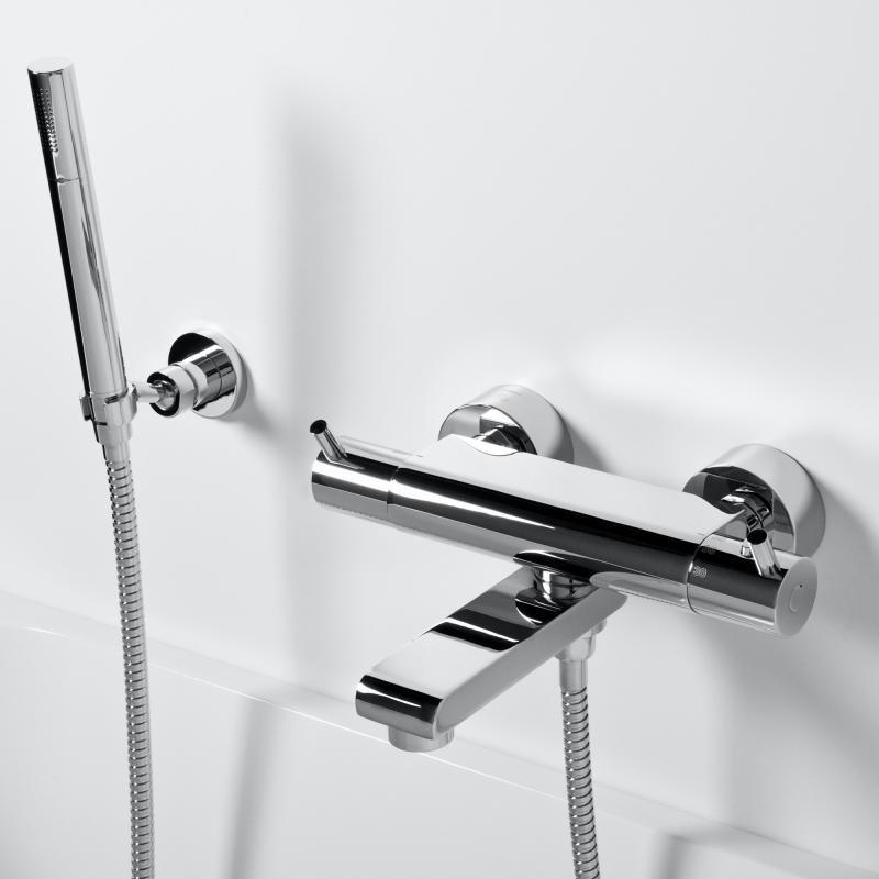 Смеситель для ванны Steinberg 100 3170 с термостатом и встроенным переключателем Хром (1635718998) - фото 2 Смеситель для ванны Steinberg 100 3170 с термостатом и встроенным переключателем Хром (1635718998) - фото 2