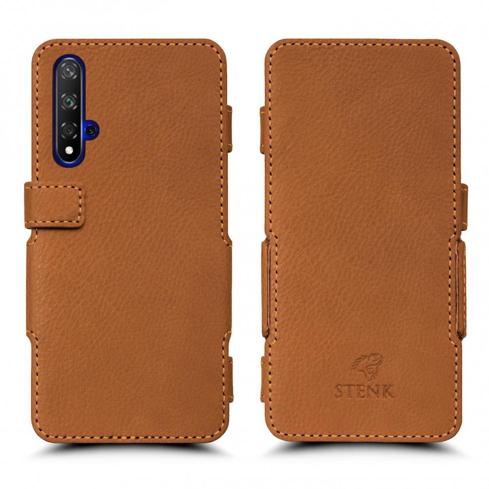Чехол книжка Stenk Prime для Huawei Honor 20 Camel (63643)