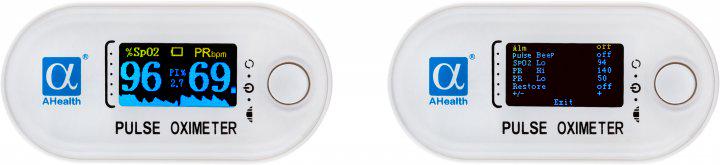 Пульсоксиметр AHealth AH OXI100 White - фото 3