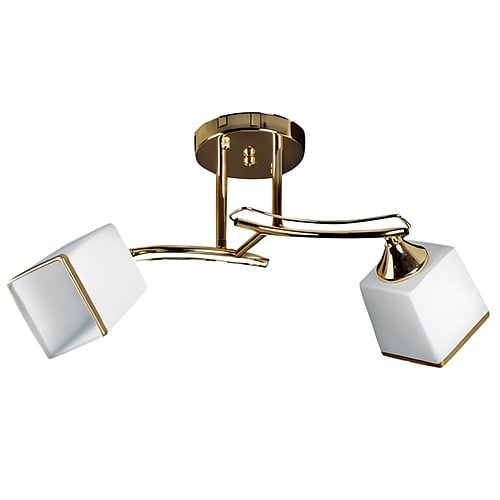 Люстра Svet на два плафона под лампы Е27 Белый (SR-A3054/2 FG)