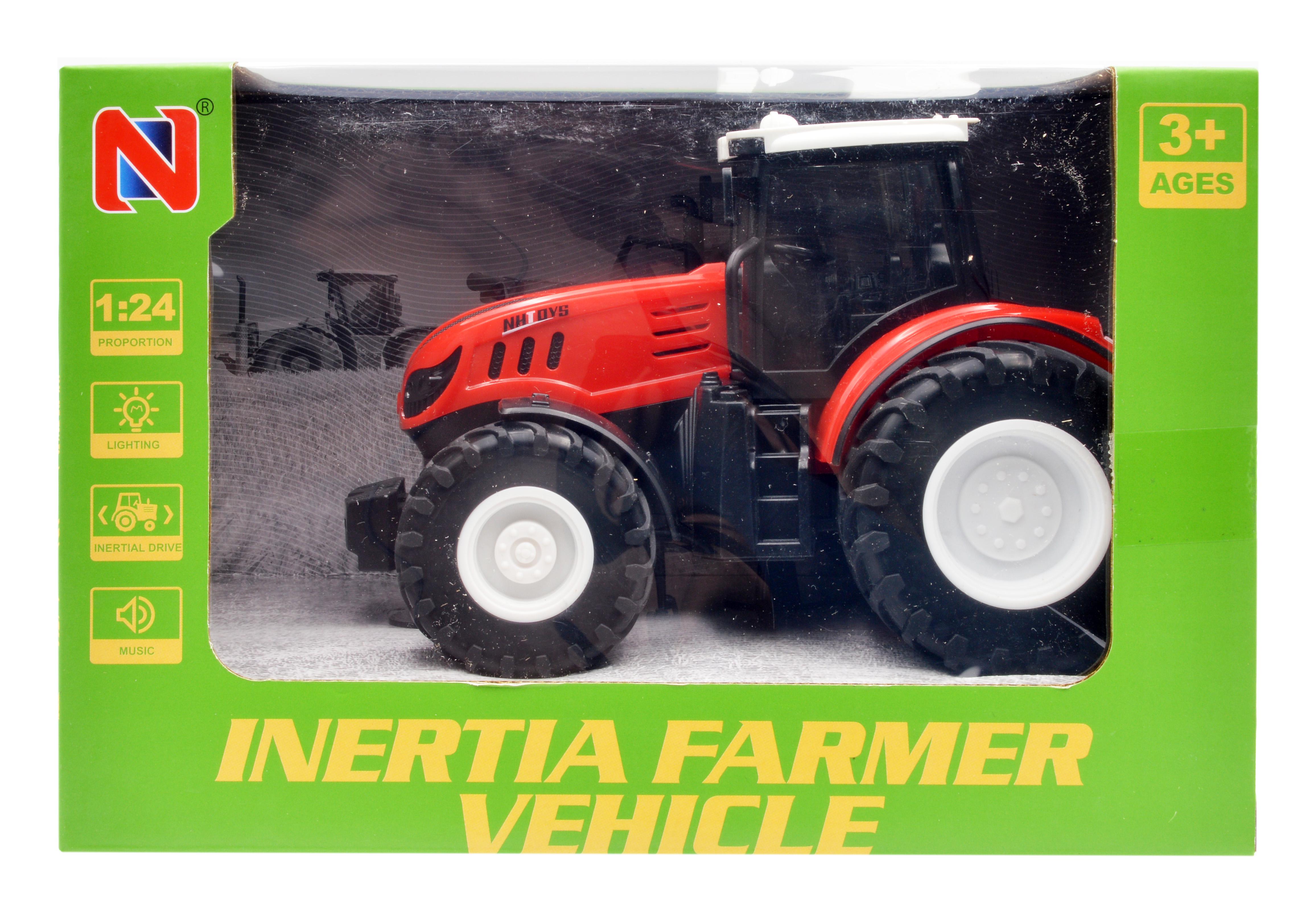 Модель трактора 99-54AR свет/звук/инерция Красный (28323716) - фото 7 Модель трактора 99-54AR свет/звук/инерция Красный (28323716) - фото 7