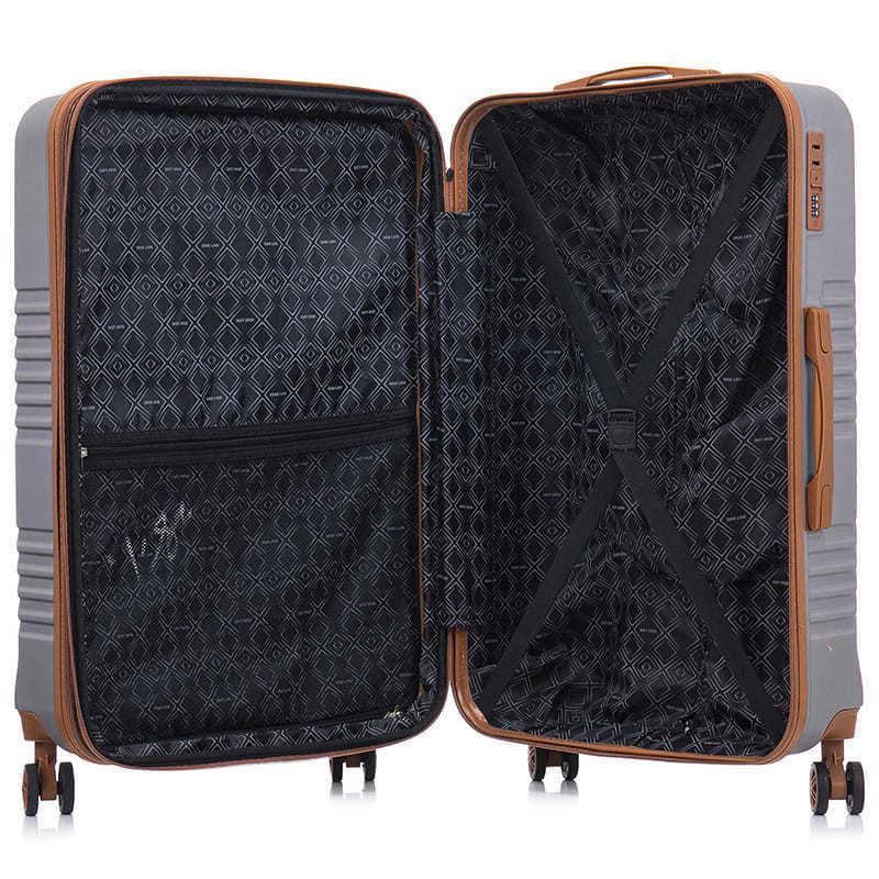 Валіза SEMI LINE 24" M 69/82 л Light Grey (DAS303353) - фото 6