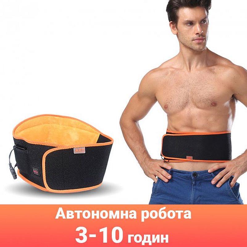 Пояс для спины с подогревом Warmspace со встроенным аккумулятором 6000 мАч М 53-80 см - фото 6