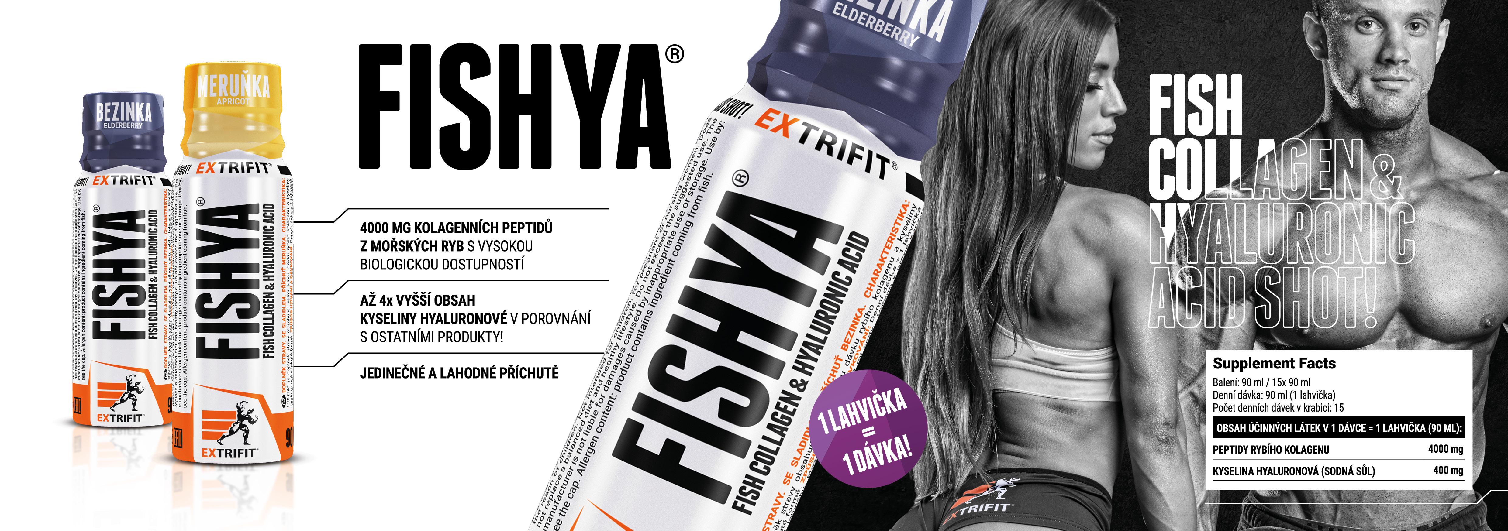 Коллаген рыбного происхождения Extrifit Shot Fishya Elderberry 90 ml - фото 3