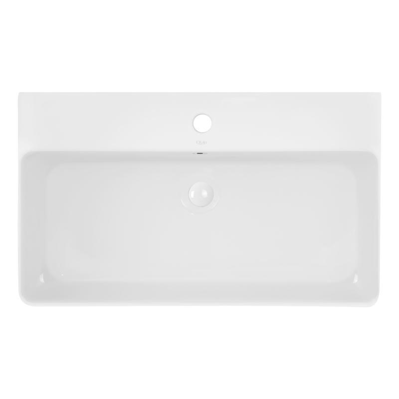 Раковина Q-tap Nando с донным клапаном QT1211K427W (14007)