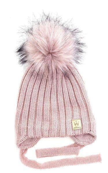 Шапка детская для девочек Корона D952 флис 46-50 см Сиреневый - фото 6 Шапка детская для девочек Корона D952 флис 46-50 см Сиреневый - фото 6