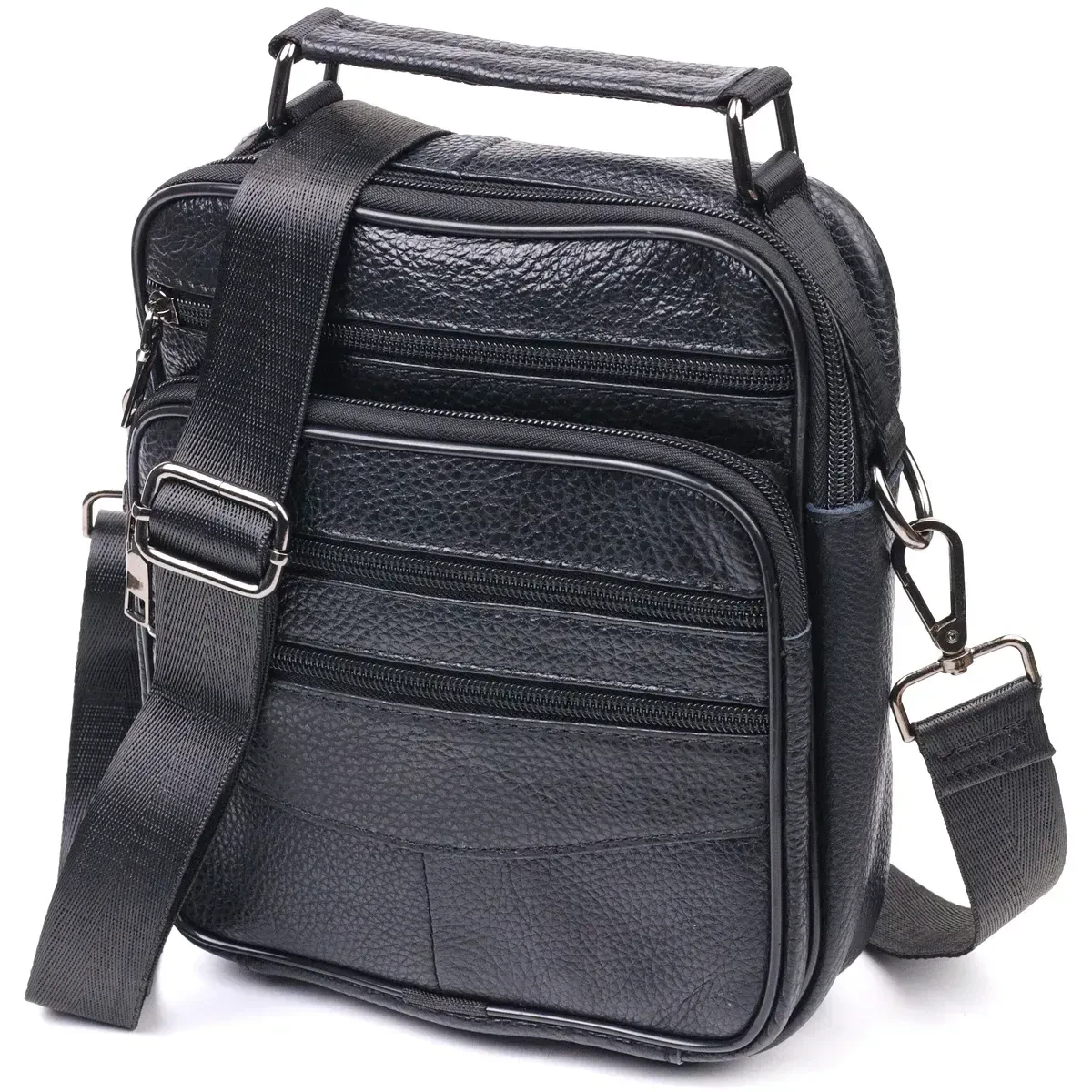 Сумка мужская кожаная Vintage 21270 Черный (32173506)