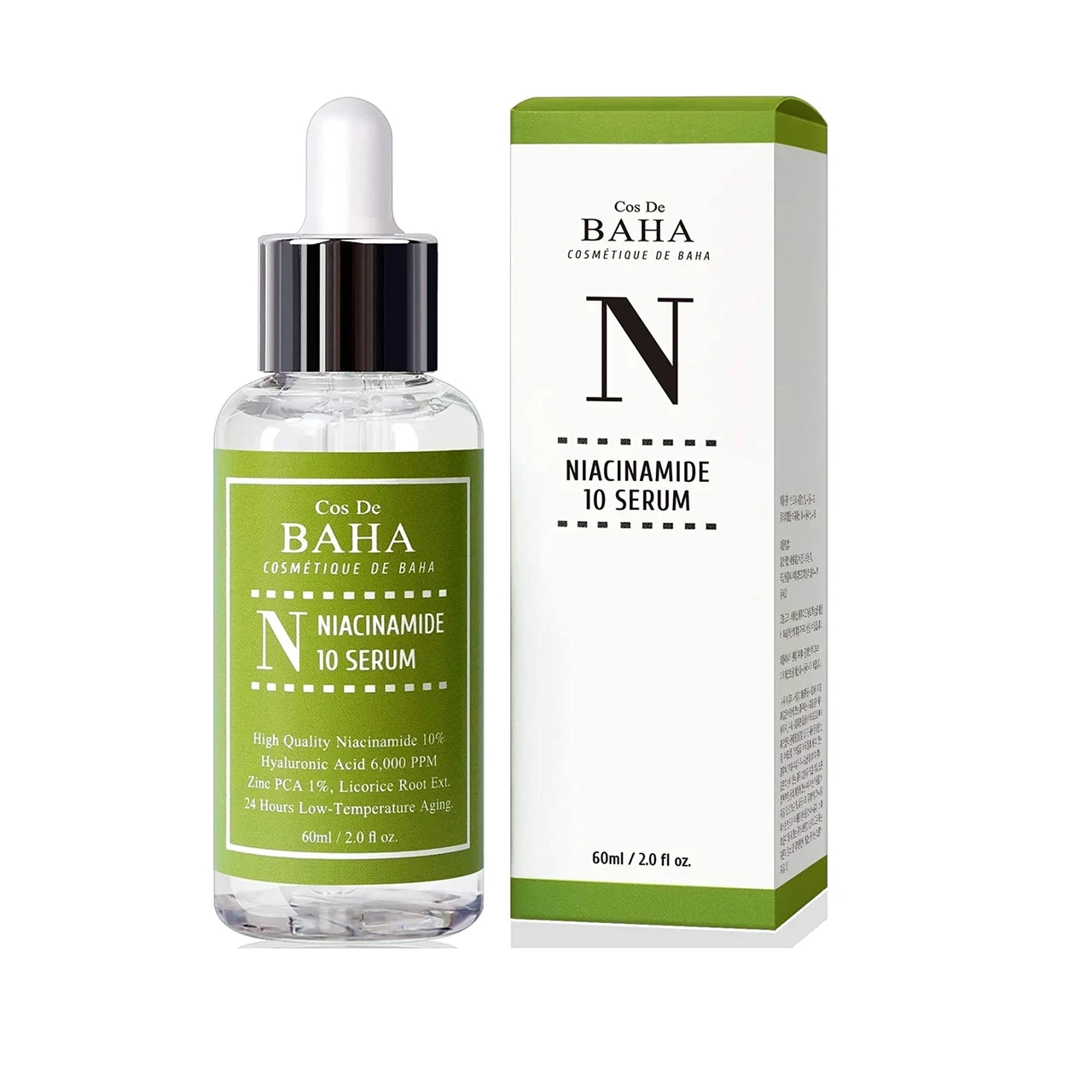 Сыворотка для лица CDB 10% Niacinamide Serum with Zinc 1% N60 с ниацинамидом и цинком 60 мл (2482946753) - фото 1