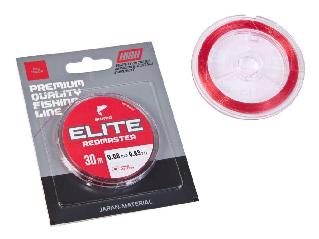 Волосінь зимова Salmo Elite REDMASTER 30 м 0,17 мм 2,85 кг 6lb - фото 1