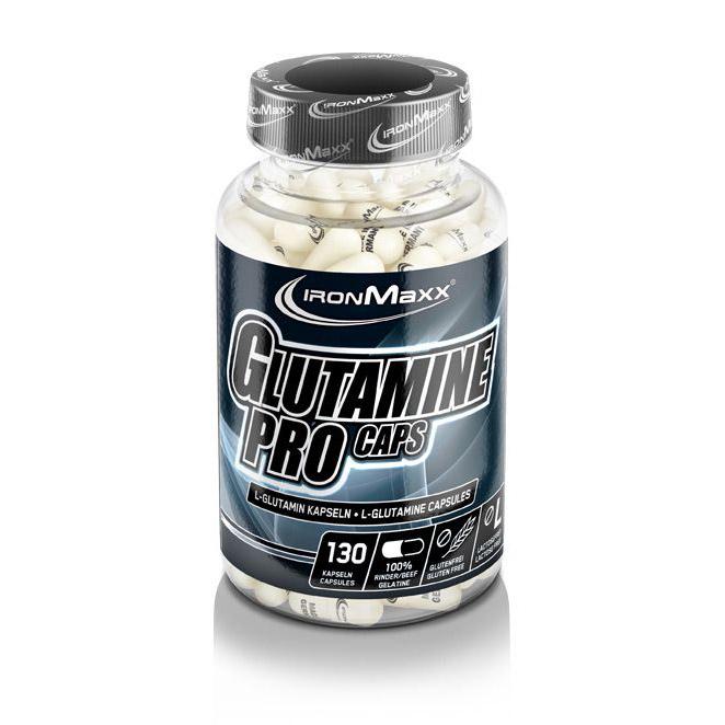 Аминокислота IronMaxx Glutamine Pro 130 капс. (3358)