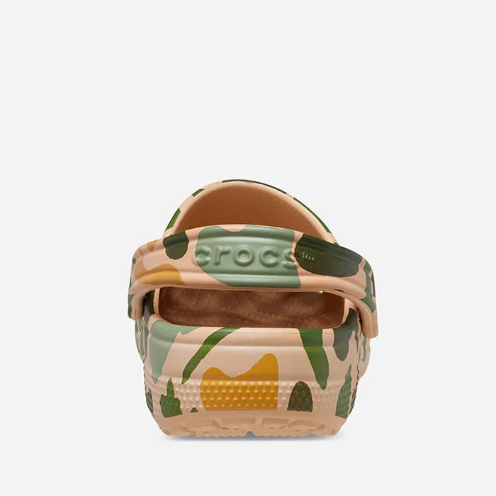 Сабо Crocs Classic Printed Camo Clog р. 43-44 (206454 CHAI/TAN) - фото 3