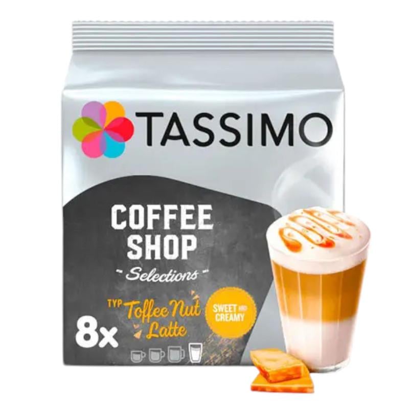 Кофе в капсулах Tassimo Toffee Nut Latte 8 шт.