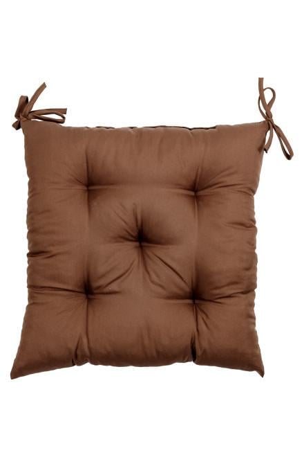 Подушка на стул Прованс Фибра 40х40 см Коричневый