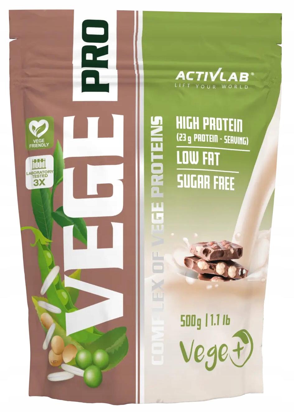 Протеин Activlab Vege Pro Chocolate Nut 500 г