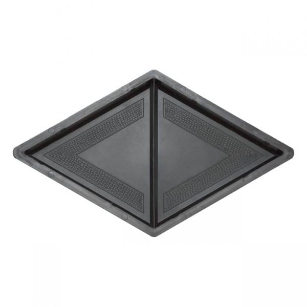 Форми для тротуарної плитки Верес-2007 Ромб великий мозаїка половинки поперечні 45 мм (11204-2494)