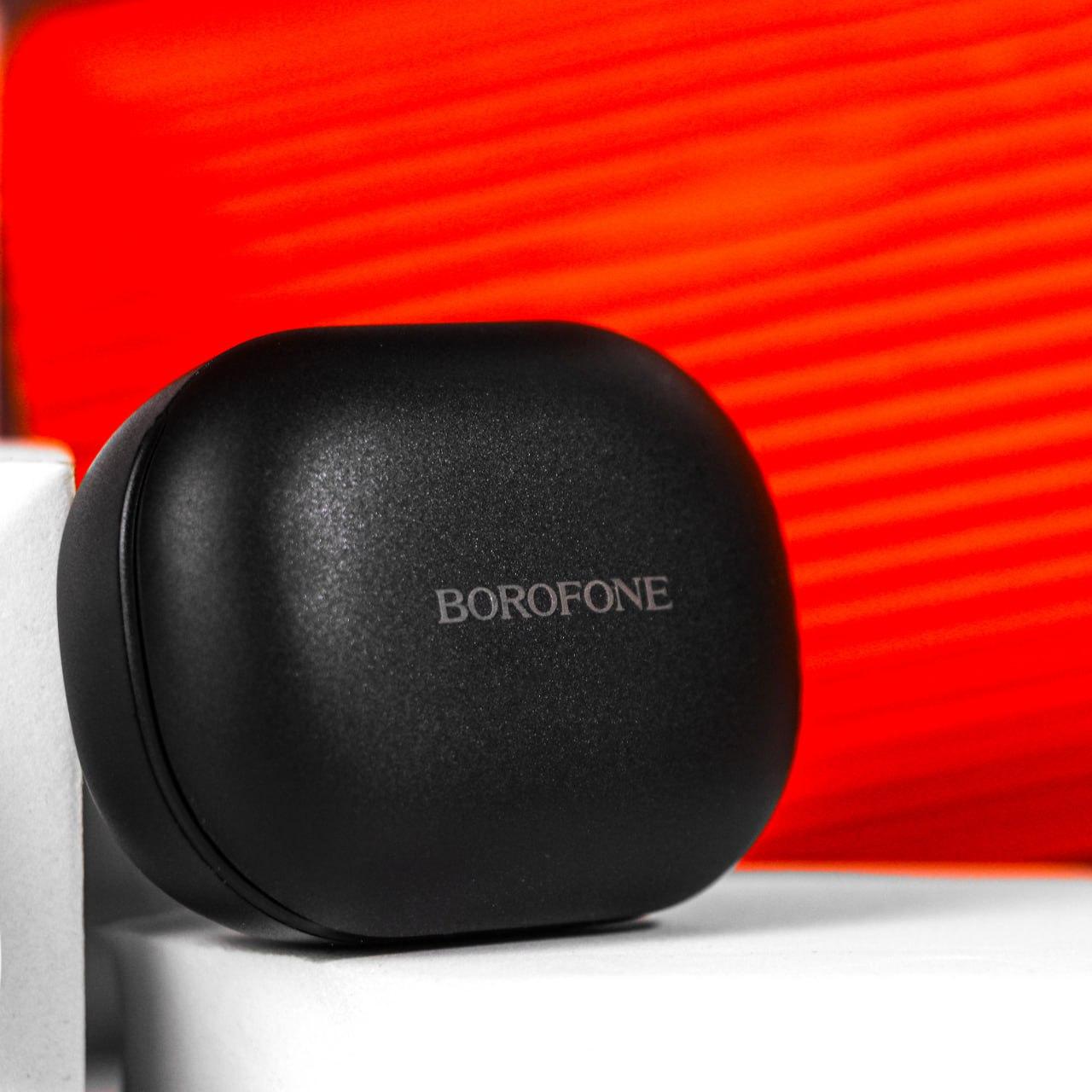 Наушники беспроводные Bluetooth TWS Borofone BW18 с сенсорным управлением и микрофоном Черный (1860220431) - фото 3 Наушники беспроводные Bluetooth TWS Borofone BW18 с сенсорным управлением и микрофоном Черный (1860220431) - фото 3