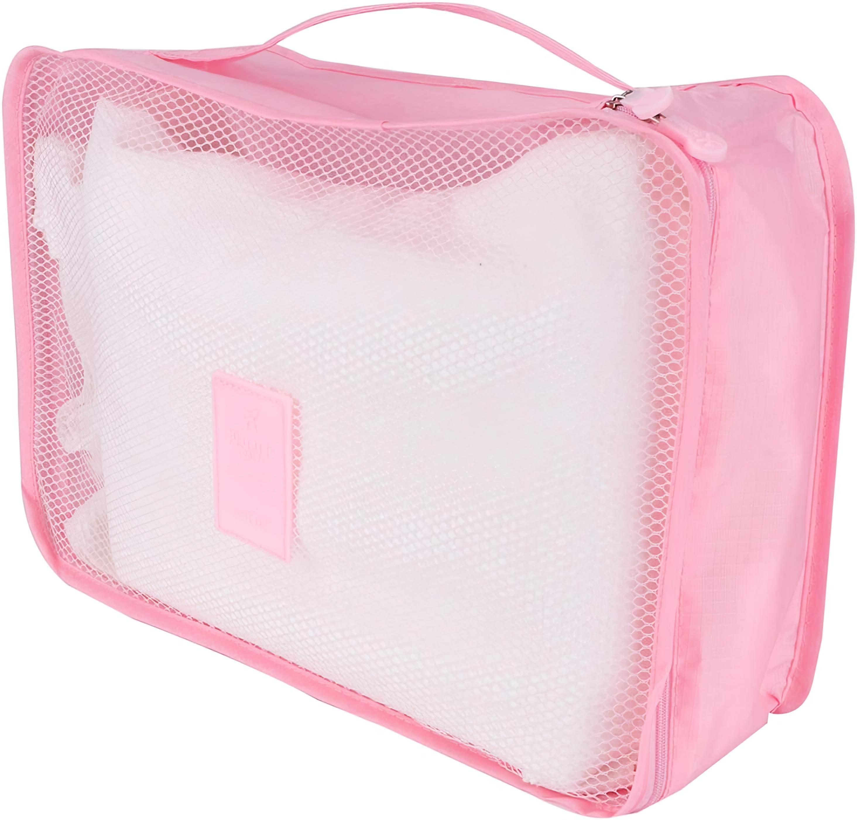 Органайзеры дорожные Secret Pouch Travel 6 шт. Розовый (1009747-Pink) - фото 8