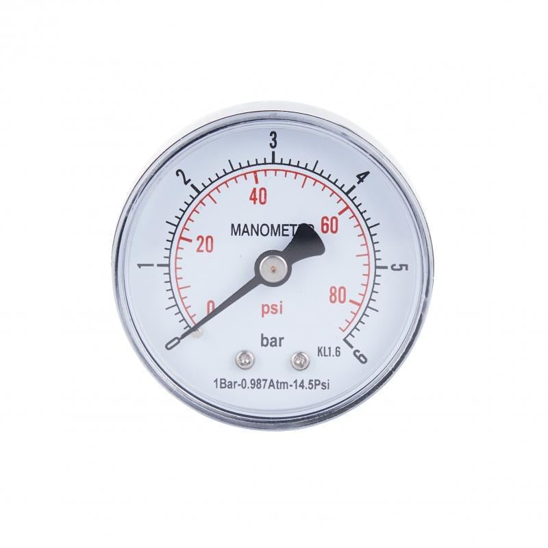 Манометр ICMA №244 0-6 бар нижнее подключение 1/4" (FRRS00006089)