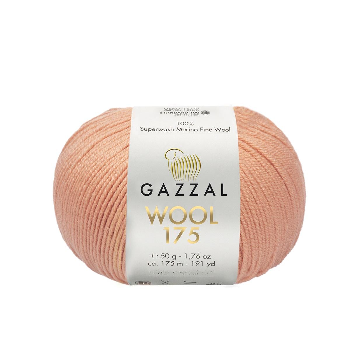 Пряжа Gazzal Wool 175 347 Пряжа Gazzal Wool 175 347
