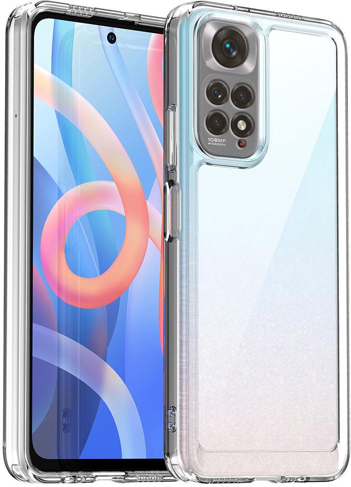 Силиконовый чехол Space Xiaomi Redmi Note 11S (прозрачный) (35382)