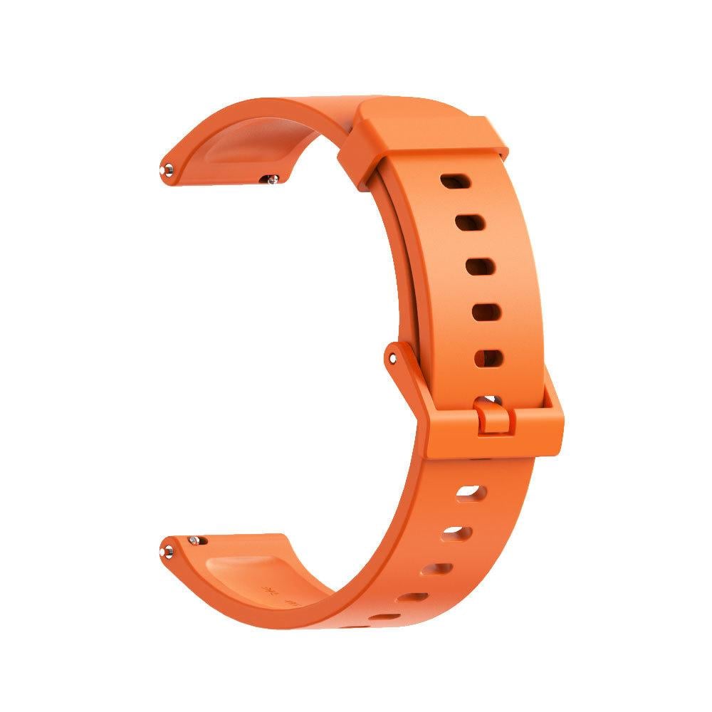 Ремешок для смарт-часов MiJobs Light силиконовый для Amazfit Bip Lite S U 20 мм Оранжевый (1870P)