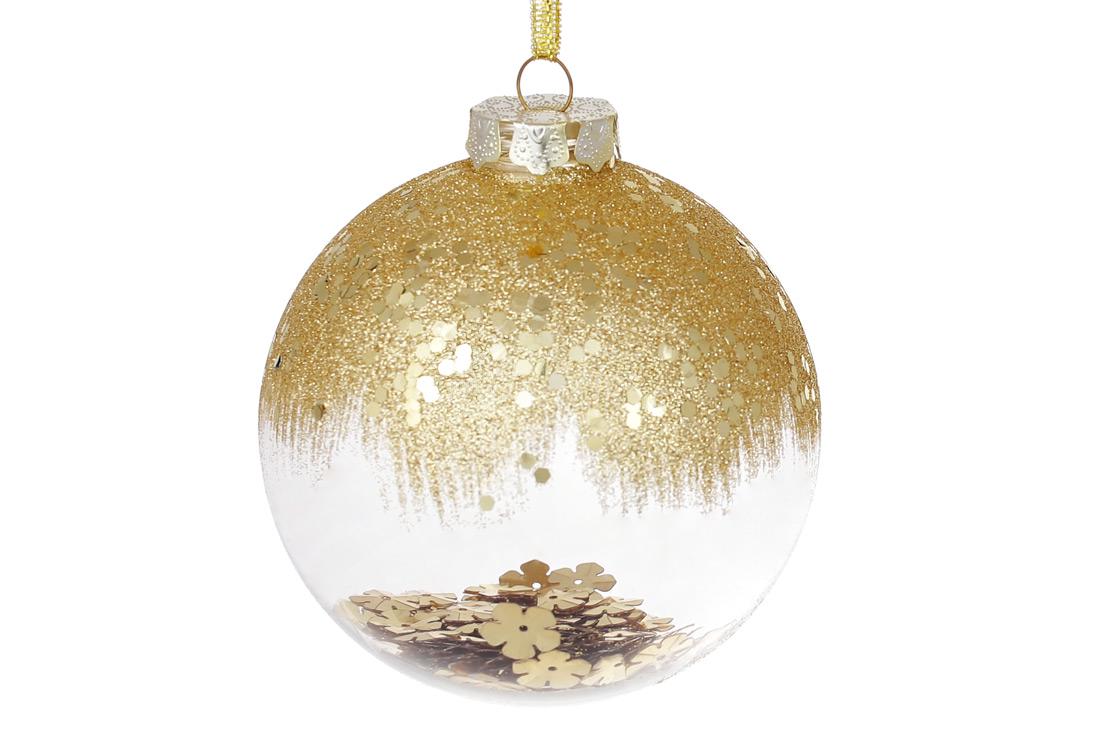 Шар новогодний BonaDi D-10 см 12 шт. (898-248)