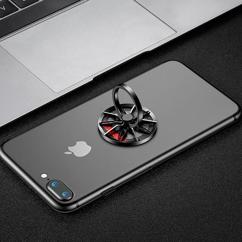 Кільце-тримач для телефону Baseus Wheel Ring Bracket SULG-B1S Чорний - фото 5 Кільце-тримач для телефону Baseus Wheel Ring Bracket SULG-B1S Чорний - фото 5