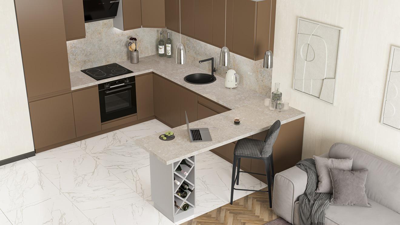 Кухня модульная Vlada Каппучино (000-000-3145)