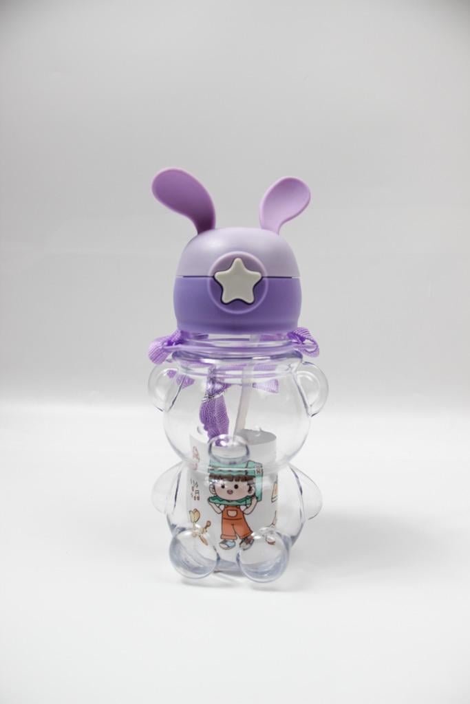 Поилка детская с трубочкой / ремешком 550 мл (R90619)