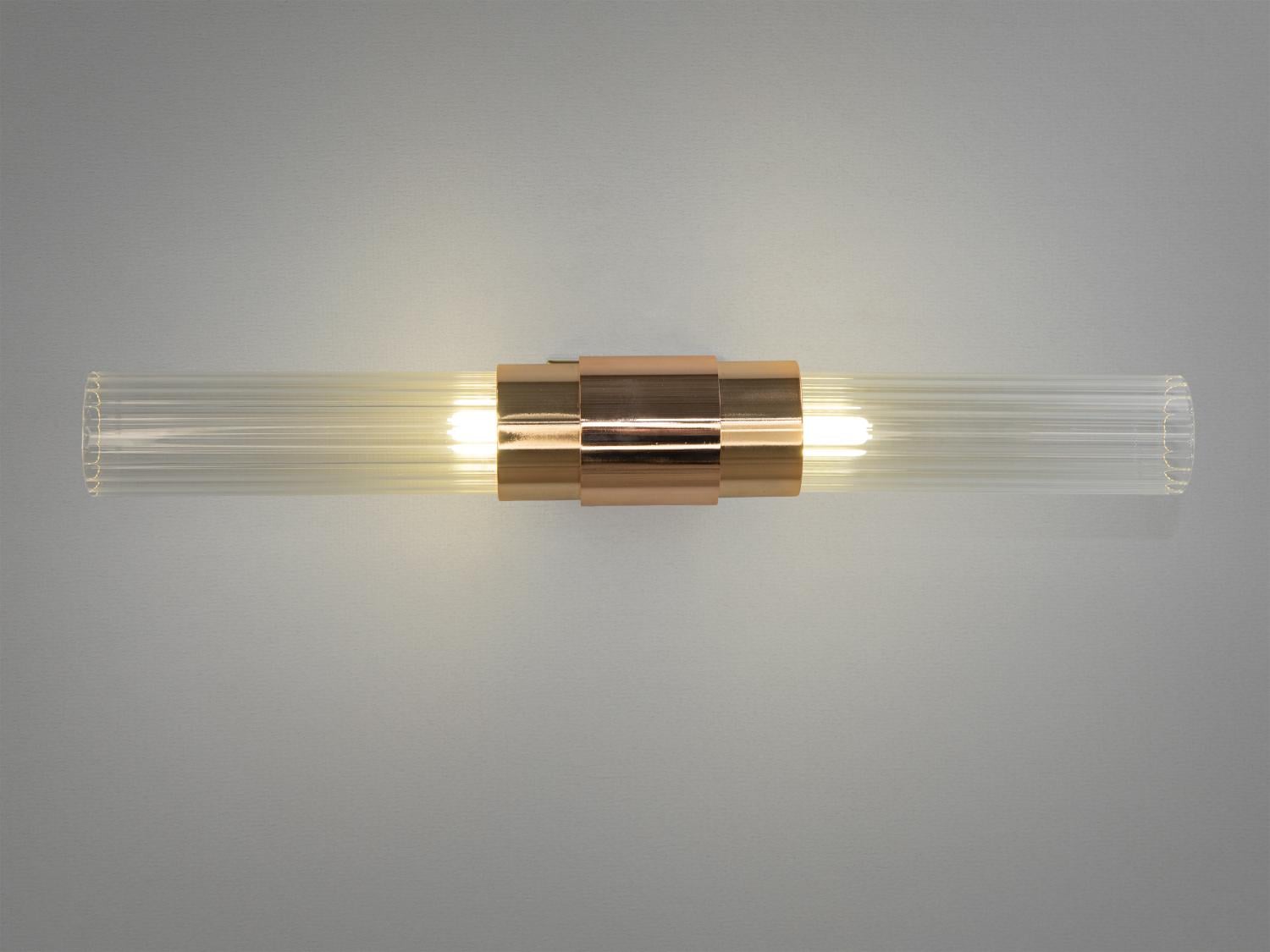 Светильник настенный Прозрачный/Золотой (F3768)