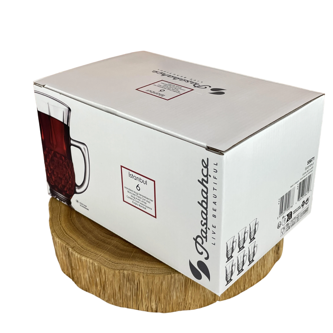 Набор для чая армуды Pasabahce Istanbul ПУ 55671 6 шт. 155 мл