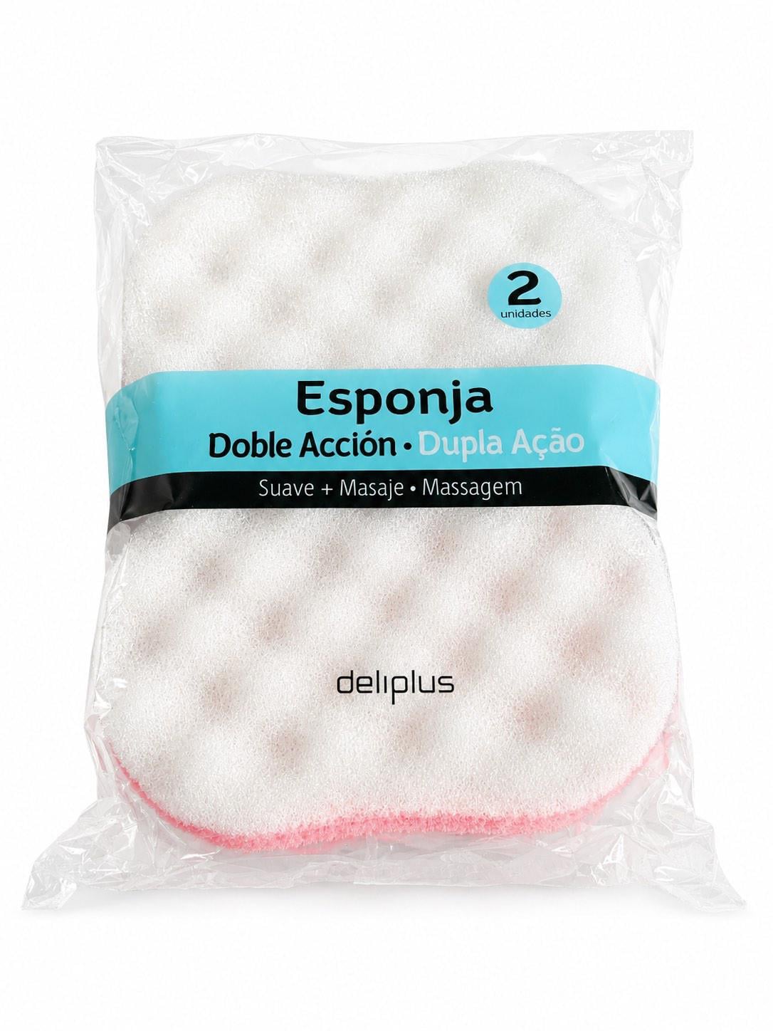 Губка для купання двостороння Deliplus
