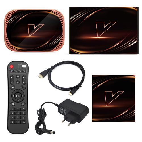 Медиаплеер Android 11 Smart TV Box Amlogic S905X4 4/64ГБ Vontar X4 - фото 2