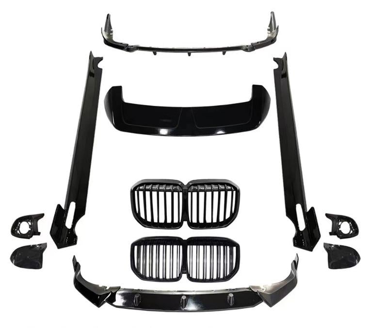 Комплект обвісів GBT Warrior Black 2018-2022 для BMW X7 G07 2019- рр. abs-пластик Чорний (170178)