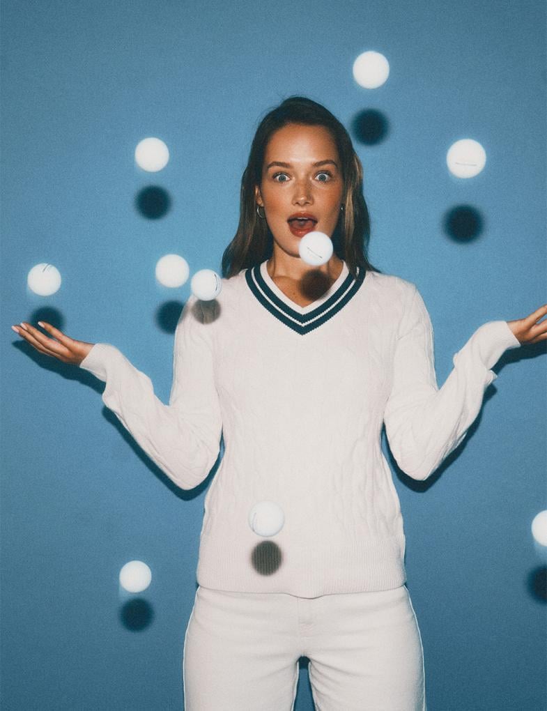 Светр жіночий Diverse VASTRO XL Білий (5905384040527) - фото 2