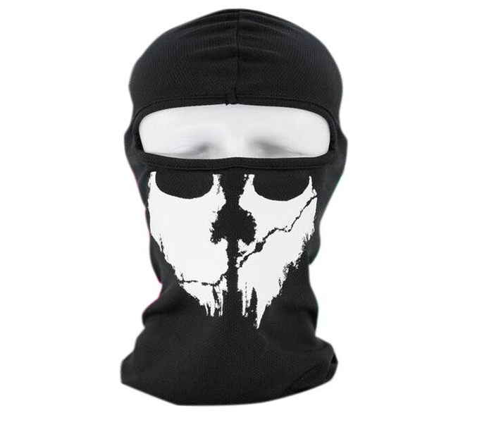 Балаклава с черепом One Size Черный (755687764-1)