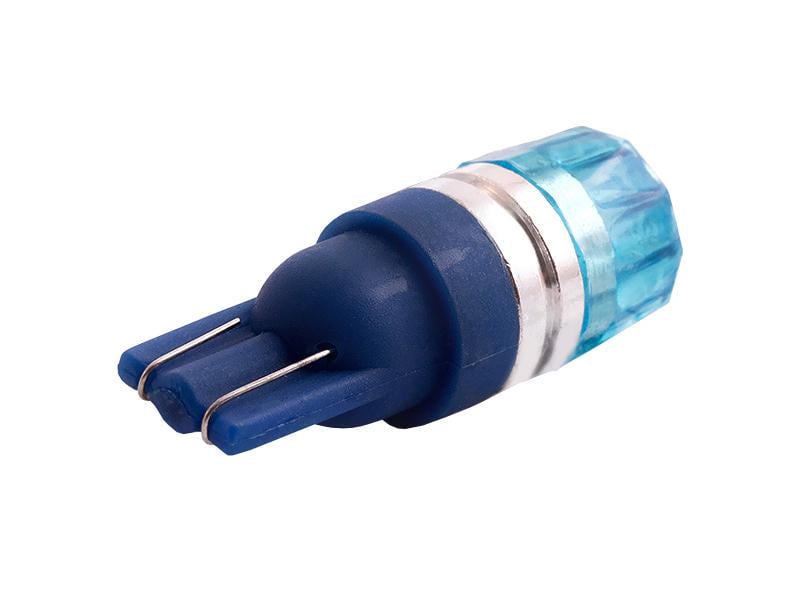 Автомобильная лампа светодиодная LEDUA T10-HP 1,5w floral Lens blue 12V (1457) - фото 3