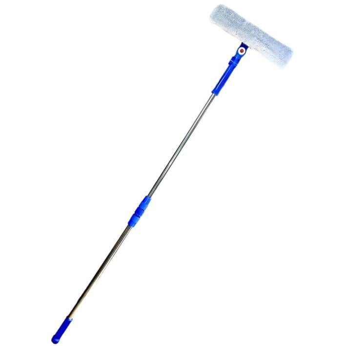 Окномойка Мой дом с блоком из микрофибры и телескопическим держателем 28х80-120 см (SY09651) Окномойка Мой дом с блоком из микрофибры и телескопическим держателем 28х80-120 см (SY09651)