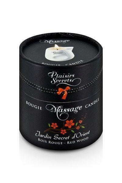 Массажная свеча Plaisirs Secrets Red Wood 80 мл